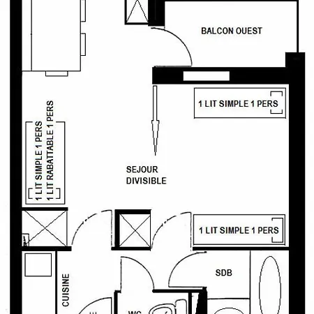 Le Crey - Pour 3 Personnes Mae-9484 Apartamento La Plagne